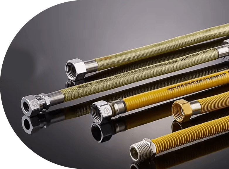金属包装されたステンレス鋼の波形ガスホースZLR-14